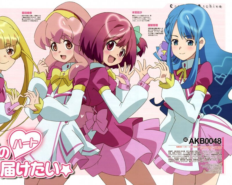 AKB0048 anime characters