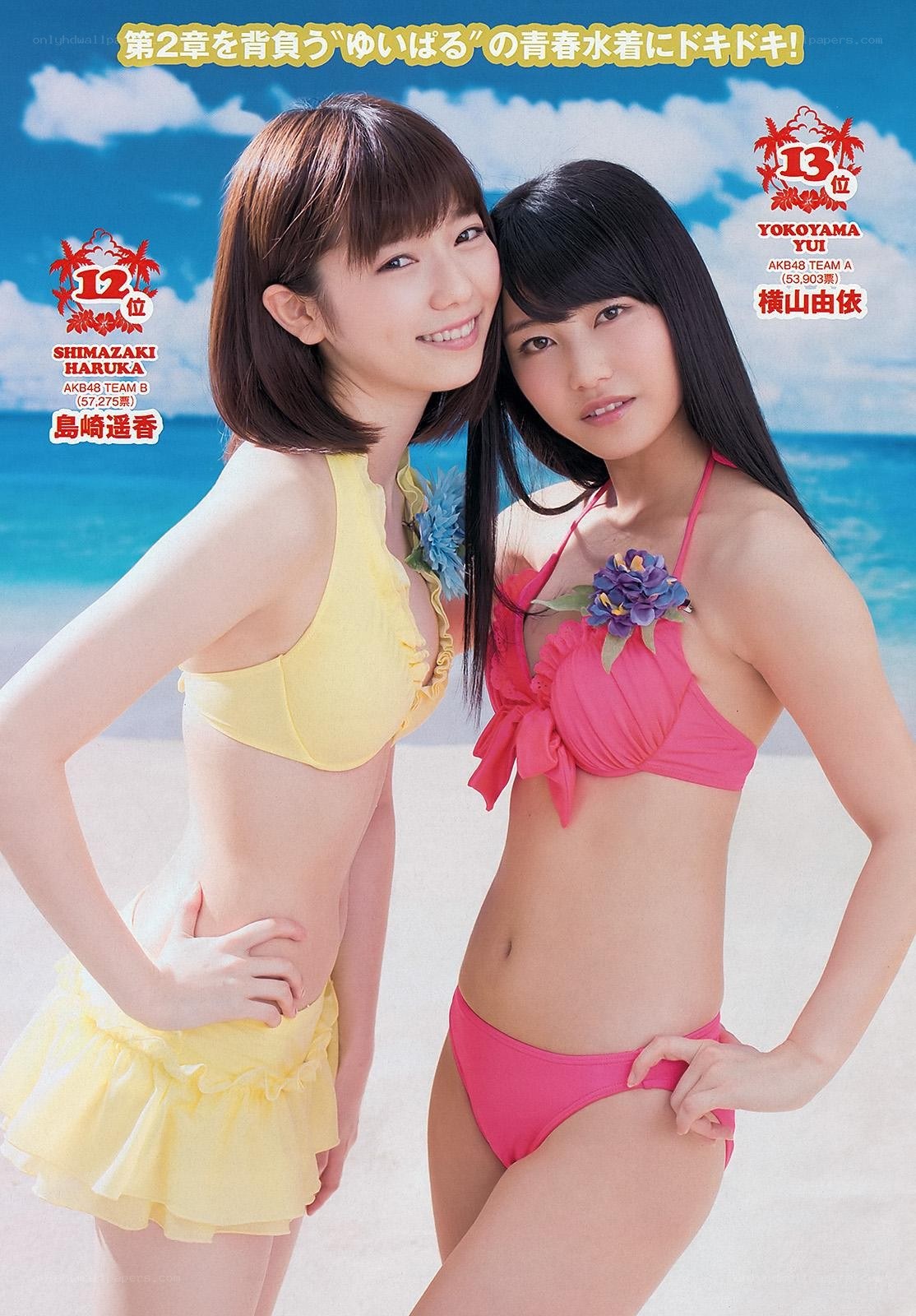 AKB48 members in bikinis