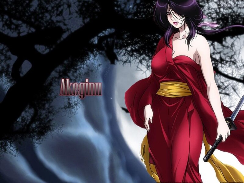 Akeginu anime character