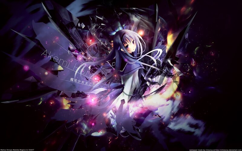 Akemi Homura in magical battle