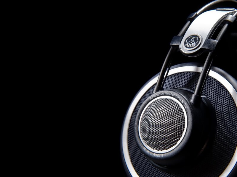 AKG K702 Headphones — Black, Dramatic