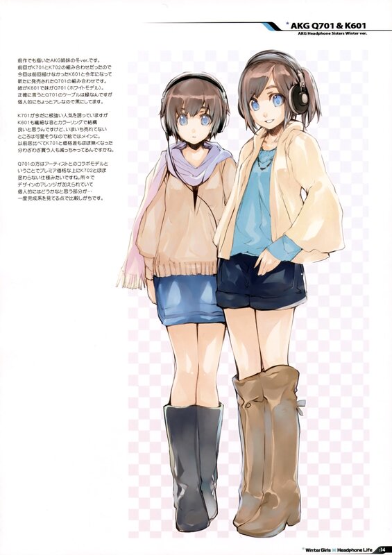 AKG Q701 & K601 Winter Girls