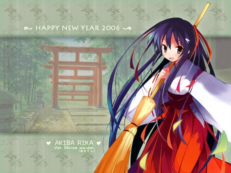 Akiba Rika shrine maiden