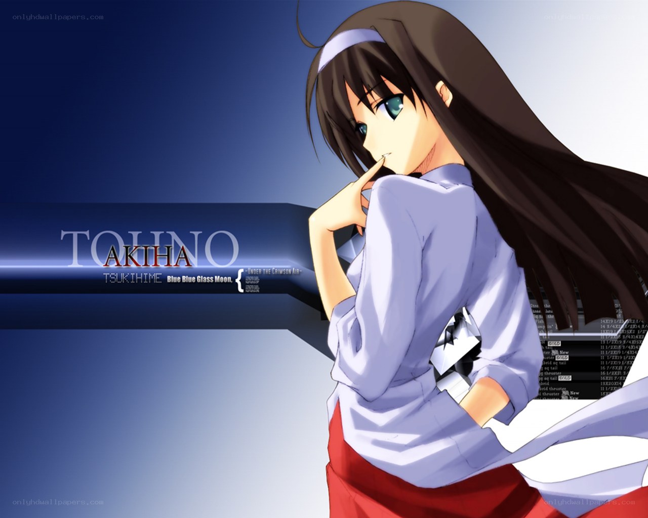 Akiha Tsukihime character art