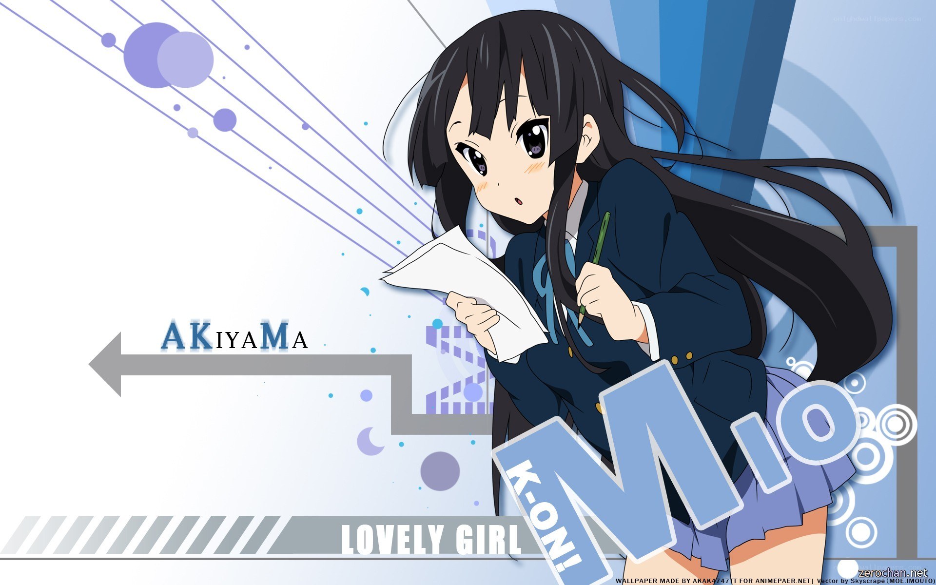 Akikawa Mio anime wallpaper