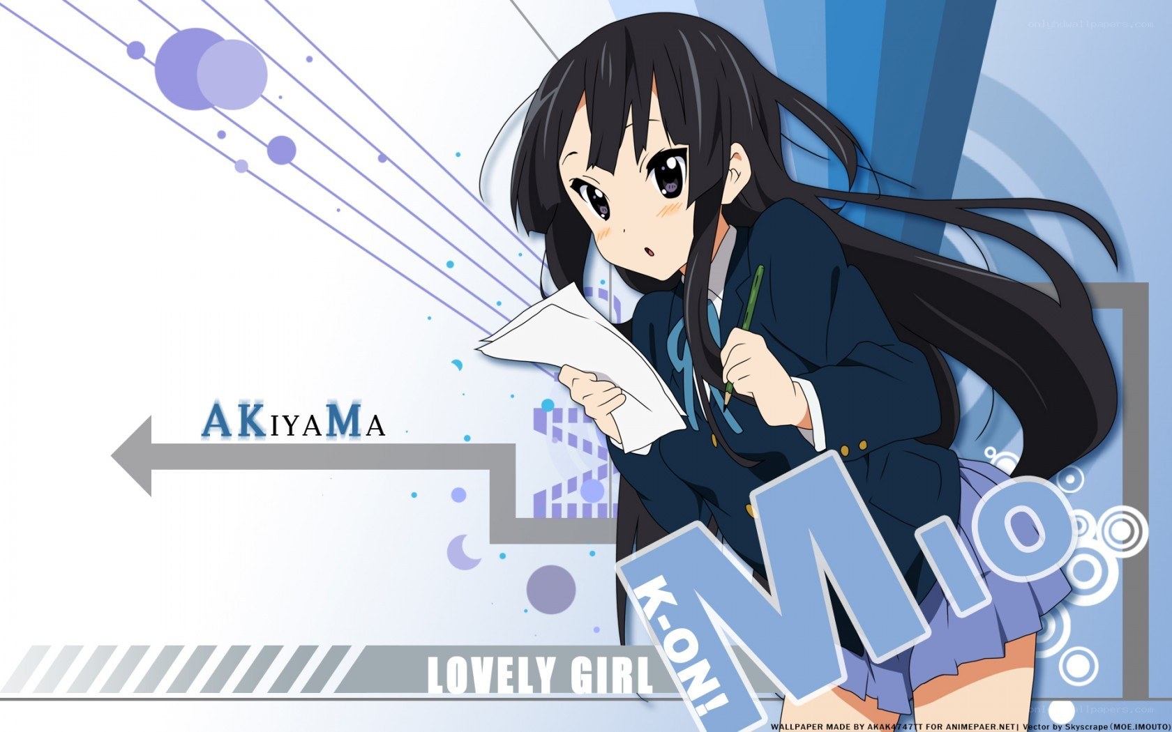 Akikawa Mio anime wallpaper