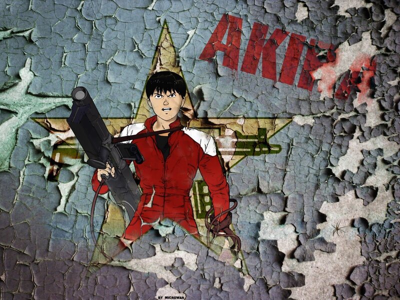 Akira character with weapon
