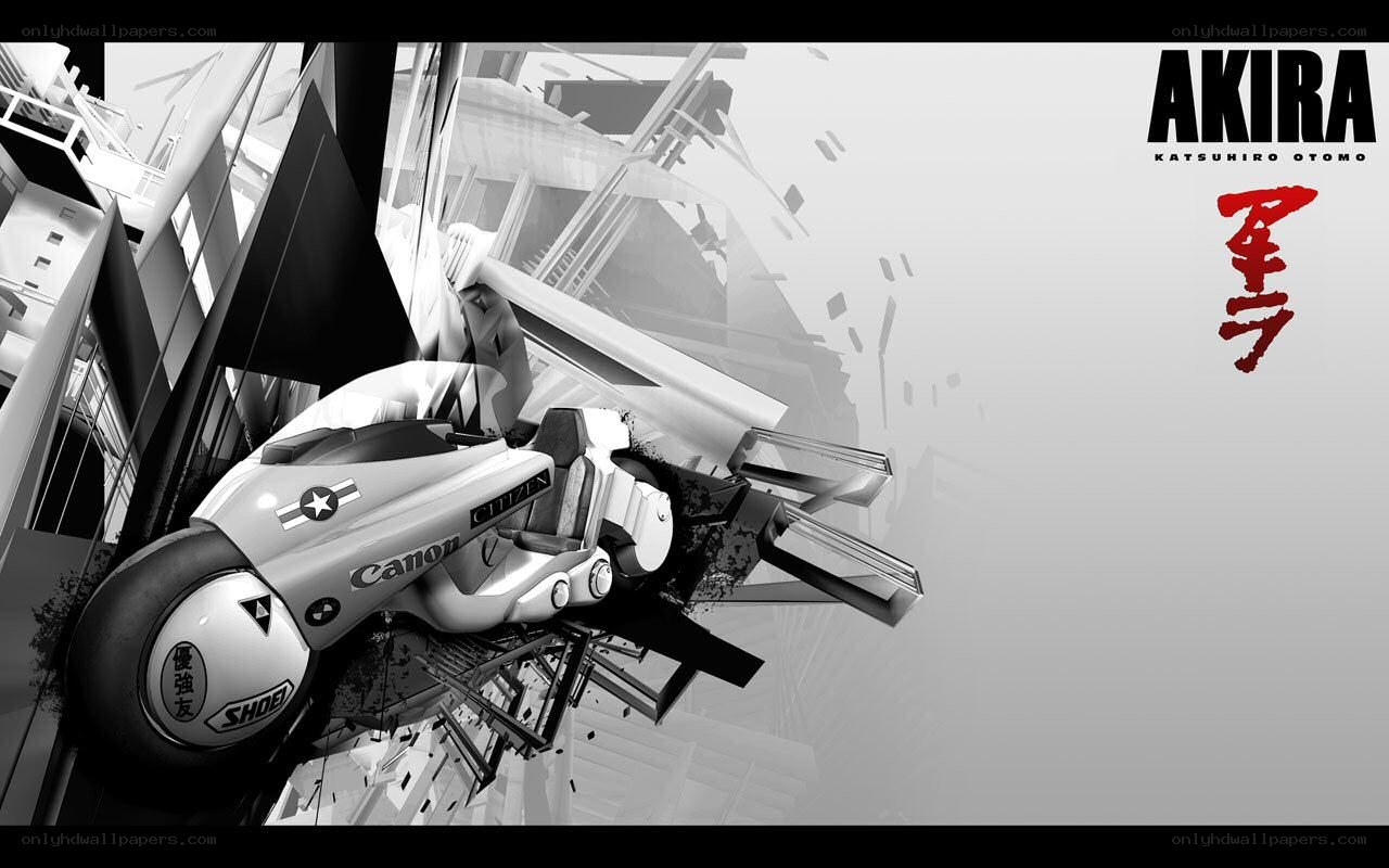 Akira motorcycle crash scene