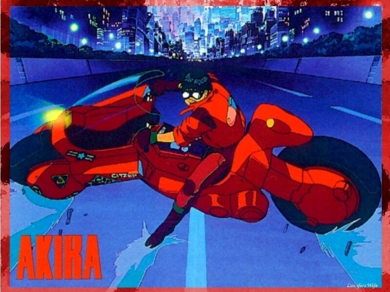 Akira motorcycle scene