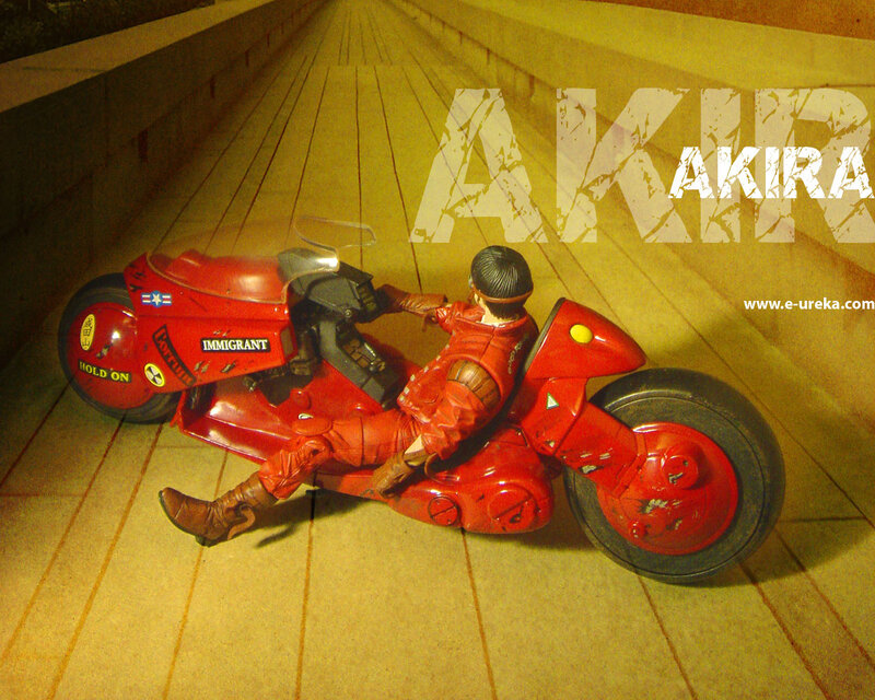 Akira motorcycle toy scene