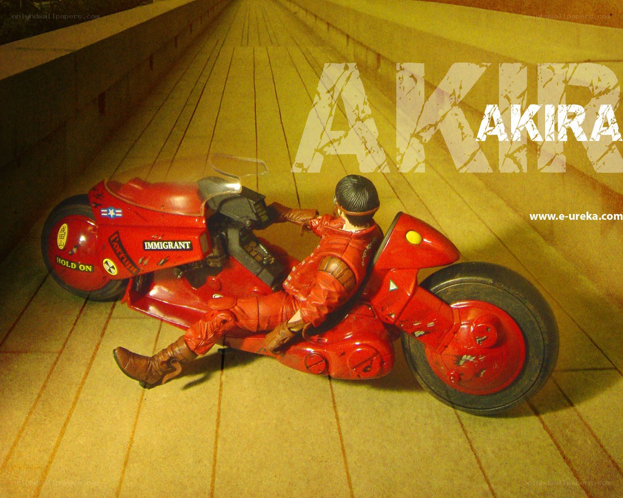 Akira motorcycle toy scene