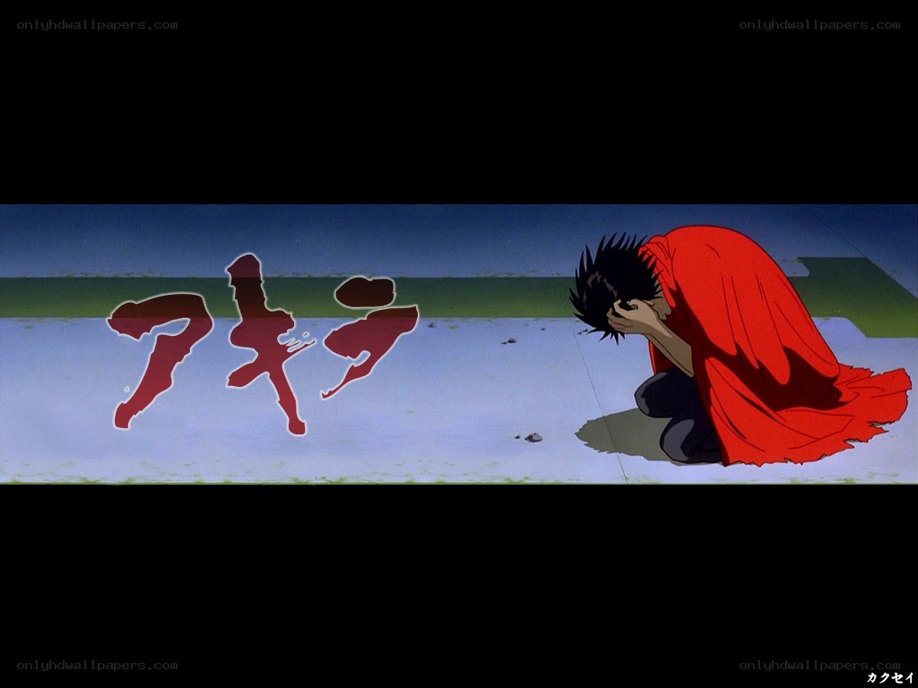 Akira title card with character