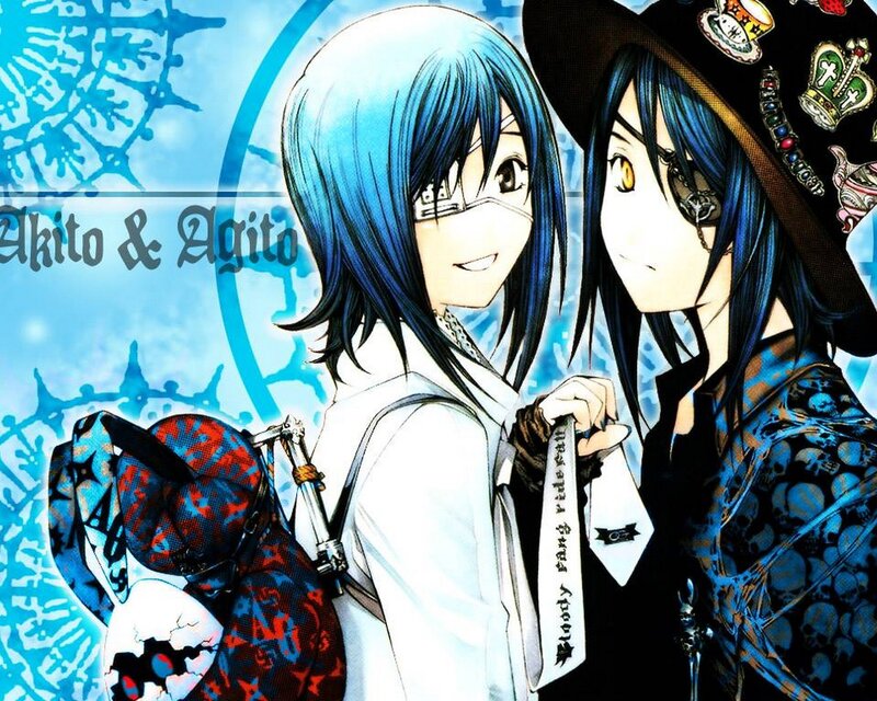Akito and Agito anime characters