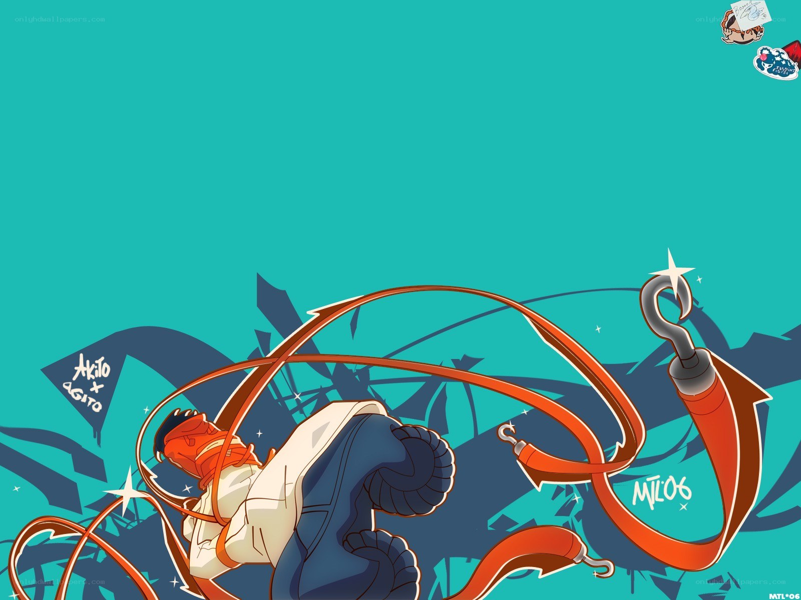 Akito and Gito action scene