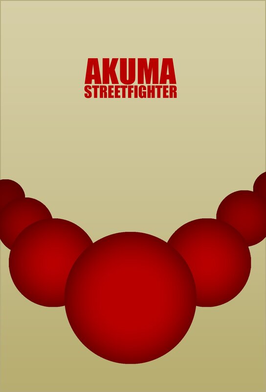 Akuma Streetfighter poster
