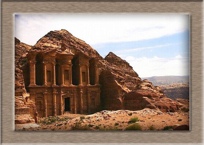 Al-Khazneh in Petra — Brown, Ancient
