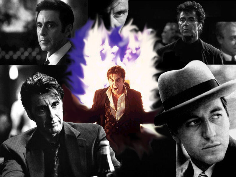 Al Pacino film collage