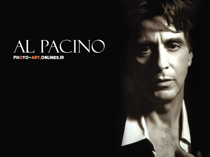 Al Pacino Portrait — Black