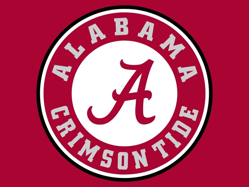 Alabama Crimson Tide Logo — Red, Bold
