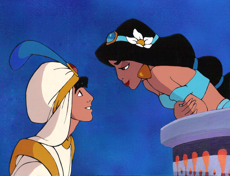 Aladdin and Jasmine — Blue