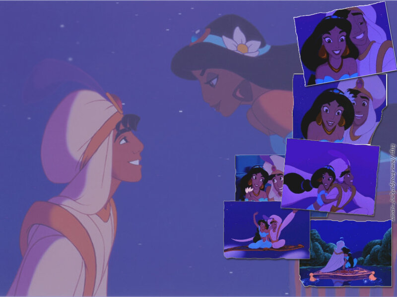 Aladdin and Jasmine — Purple, Romantic