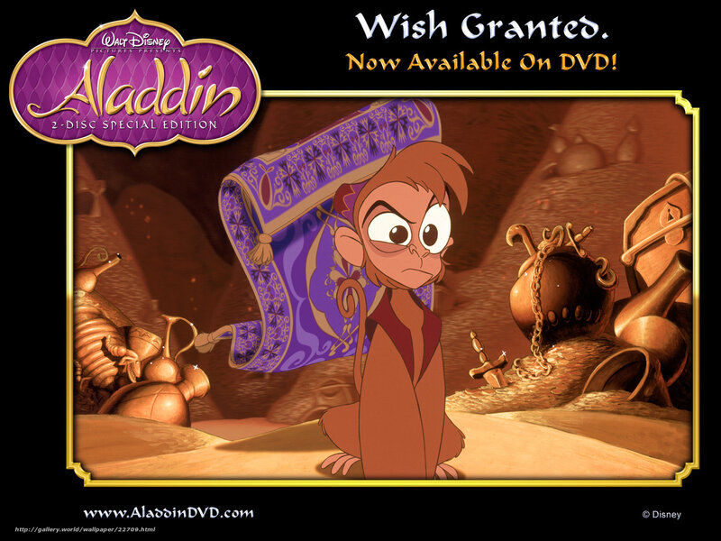 Aladdin DVD promotional art