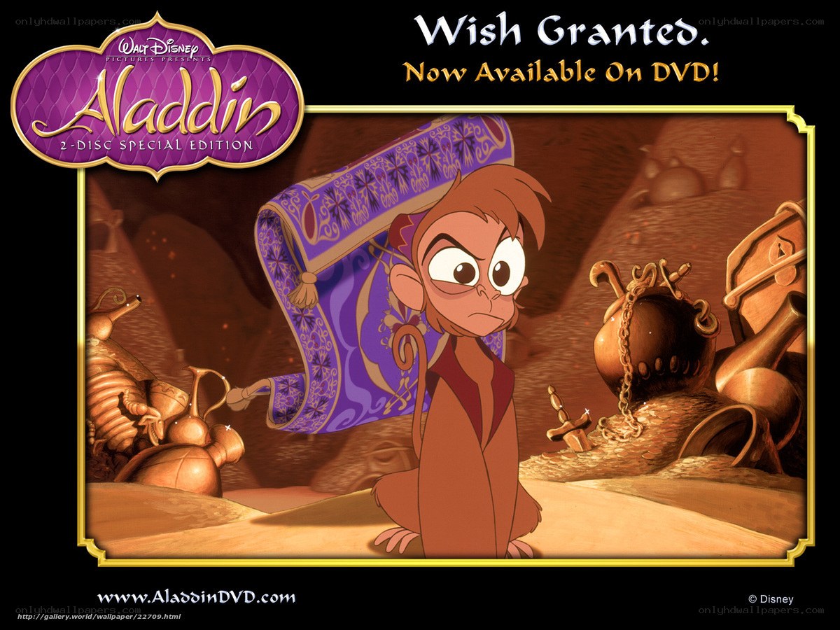 Aladdin DVD promotional art