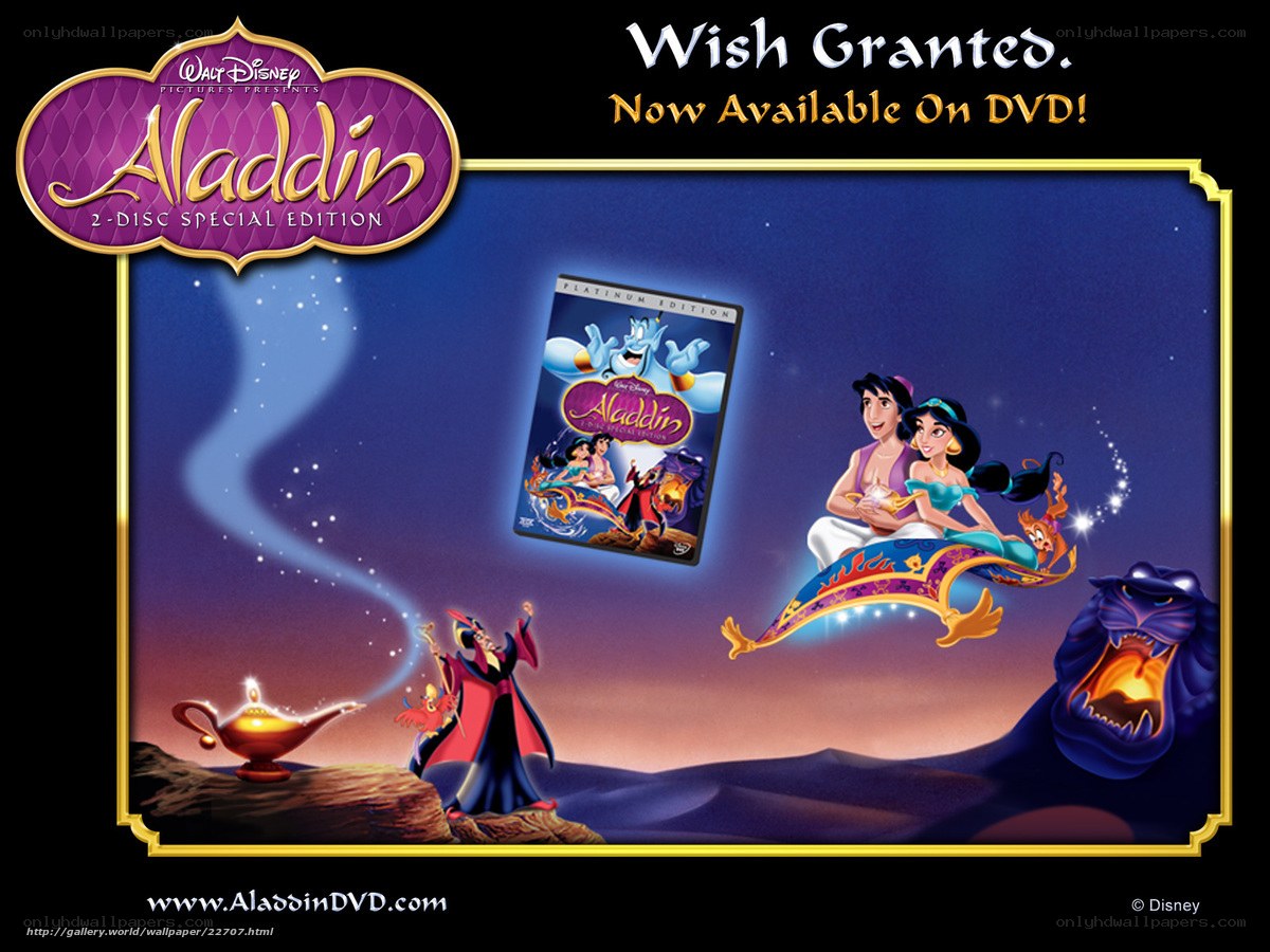 Aladdin DVD release promo