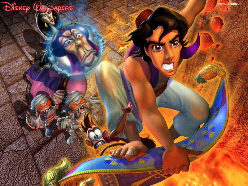 Aladdin on Magic Carpet — Blue
