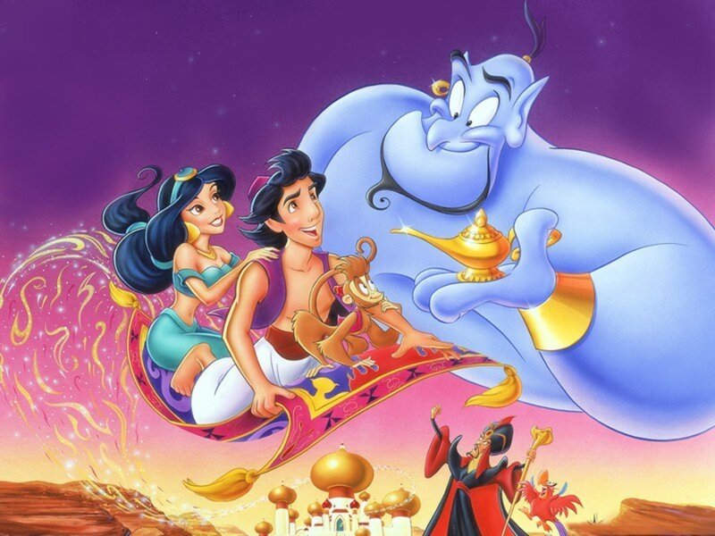 Aladdin on Magic Carpet