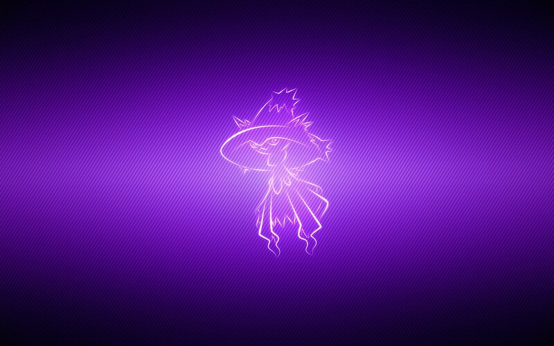 Alakazam glowing outline