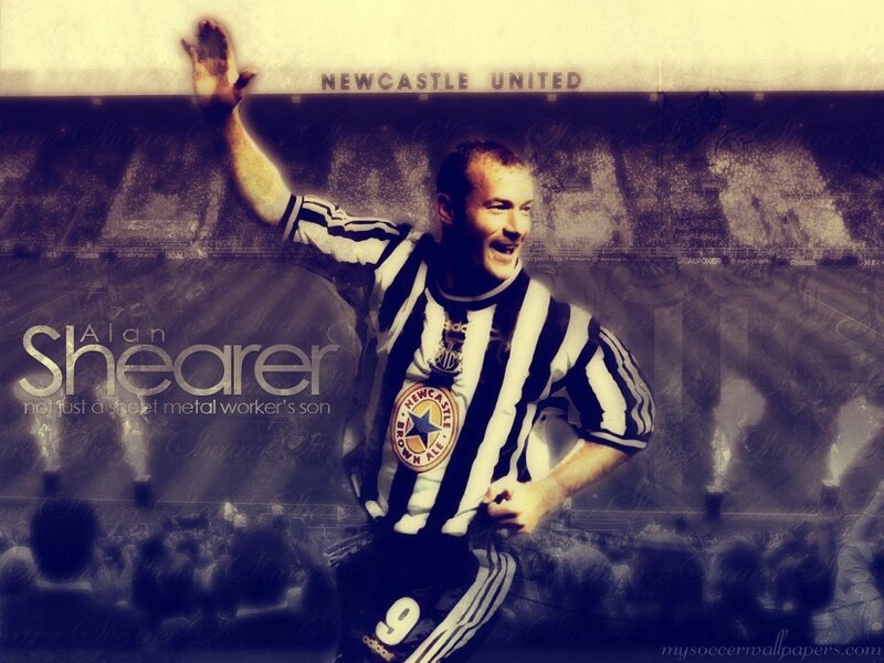Alan Shearer celebrates
