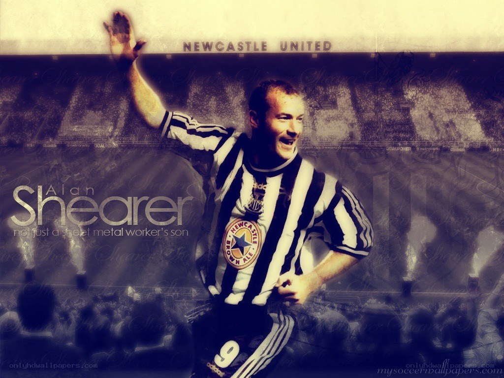 Alan Shearer celebrates