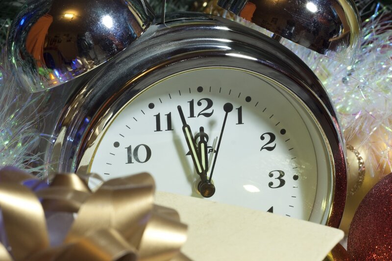 Alarm Clock at Midnight — Silver