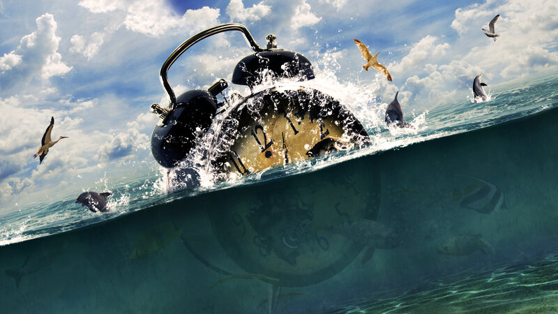 Alarm Clock in Ocean