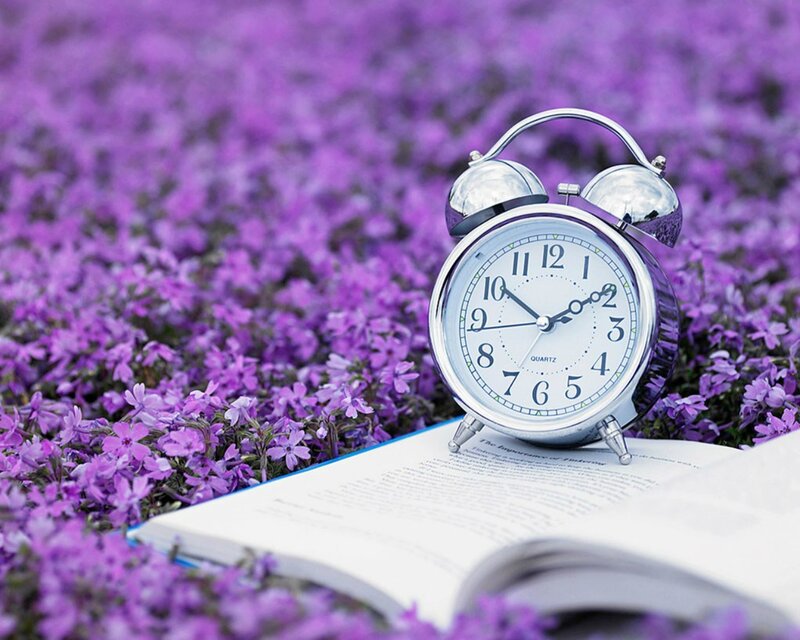 Alarm Clock on Book