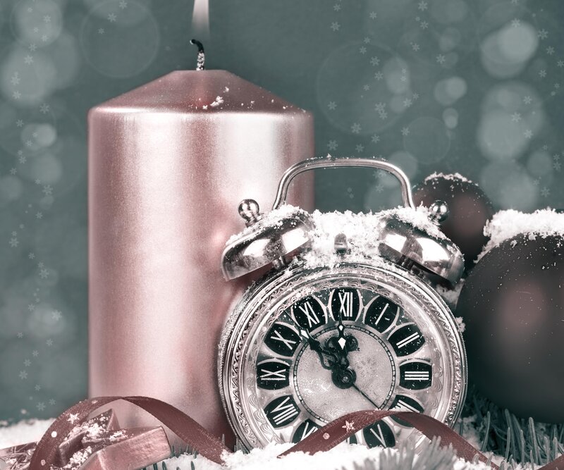 Alarm Clock with Snow