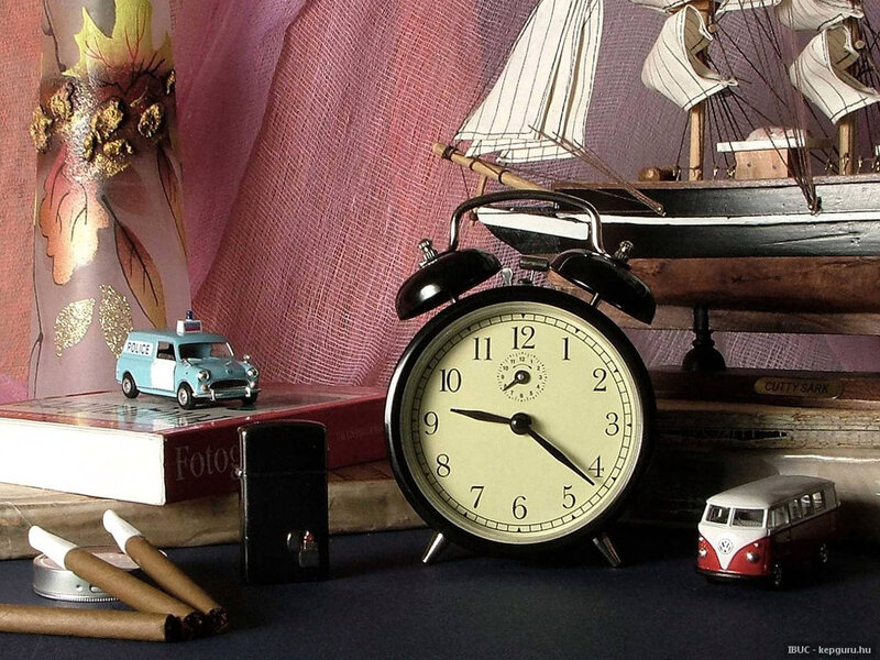Alarm Clock with Toys