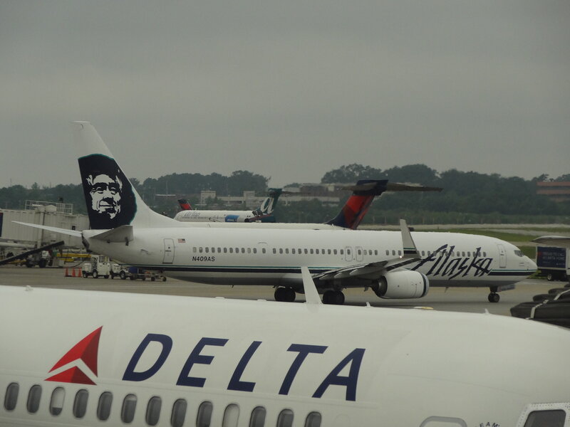 Alaska Airlines Plane — White