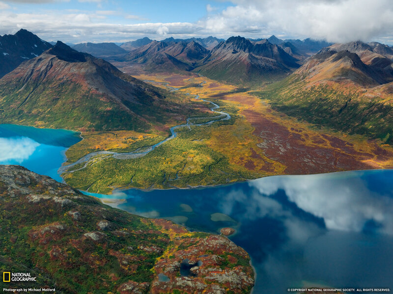 Alaskan mountain landscape