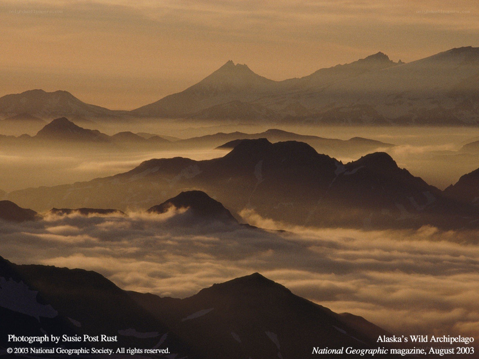 Alaskan Mountains at Dawn