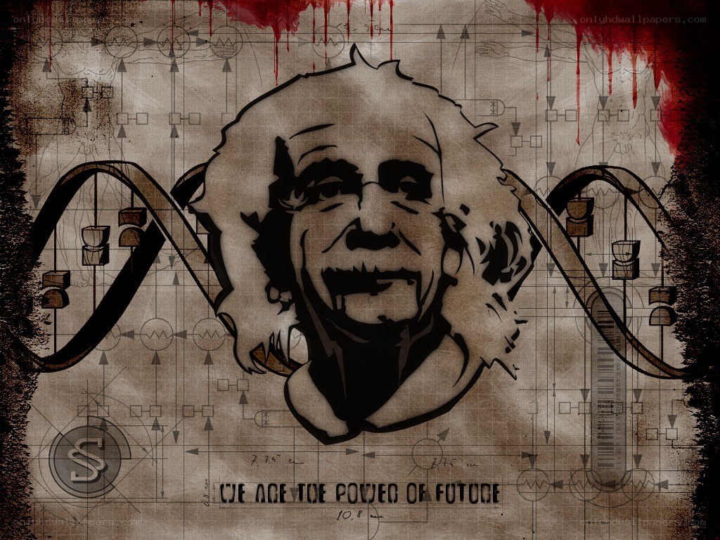Albert Einstein digital art