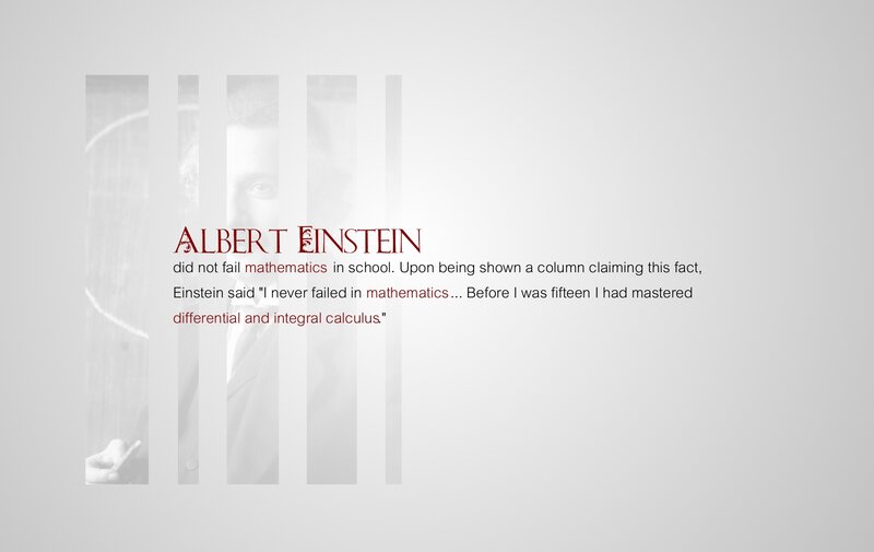Albert Einstein math quote