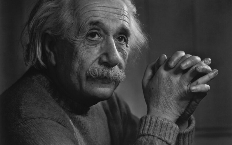 Albert Einstein portrait