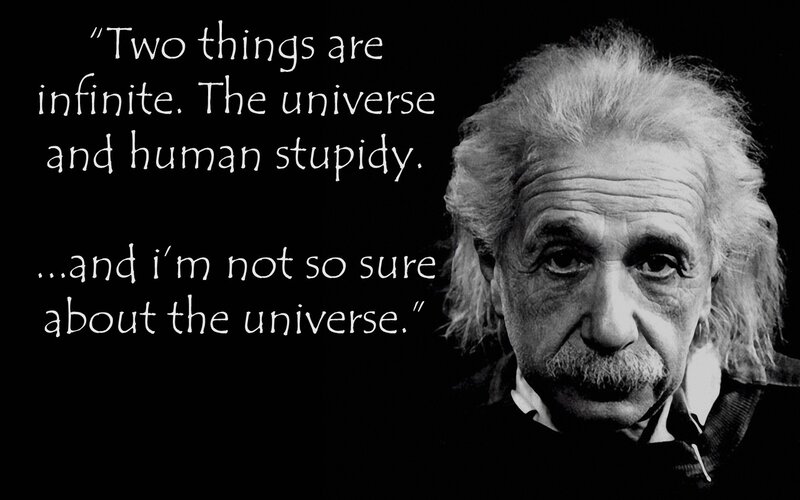Albert Einstein Portrait — Black, Serious, Photograph, Text, Mustache