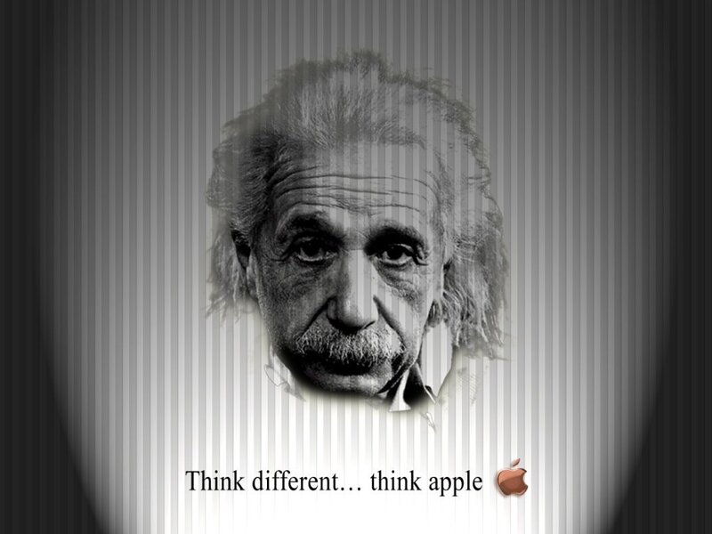 Albert Einstein Portrait — Black, Serious, Photograph, Text