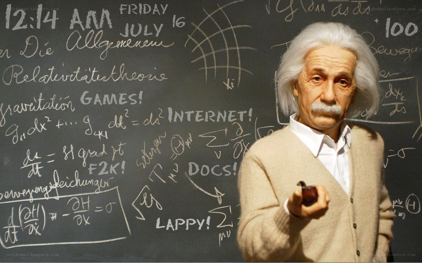 Albert Einstein wax figure