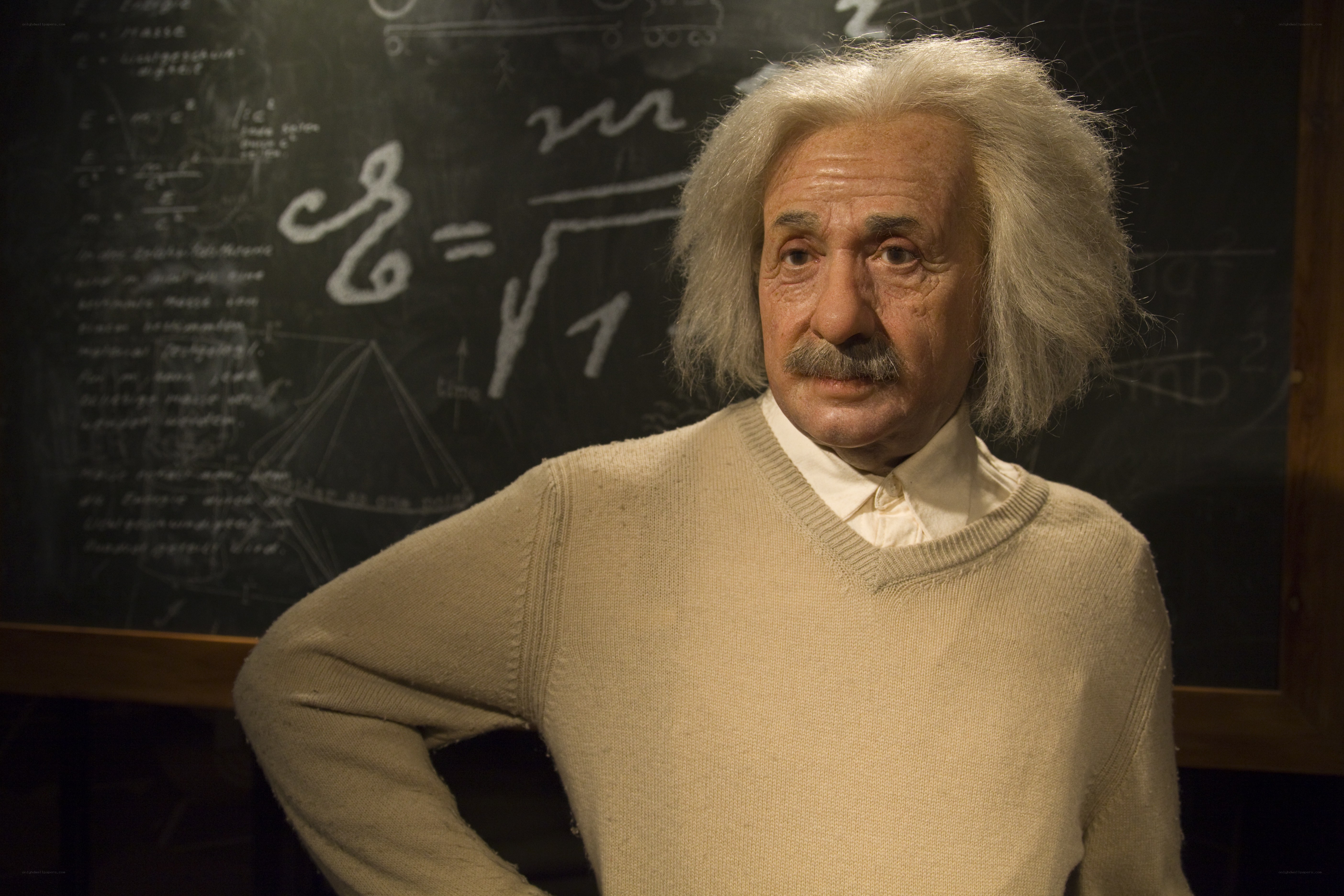 Albert Einstein wax figure