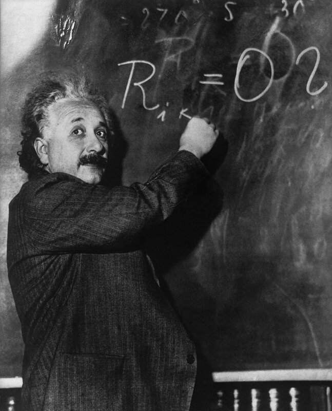 Albert Einstein Writing
