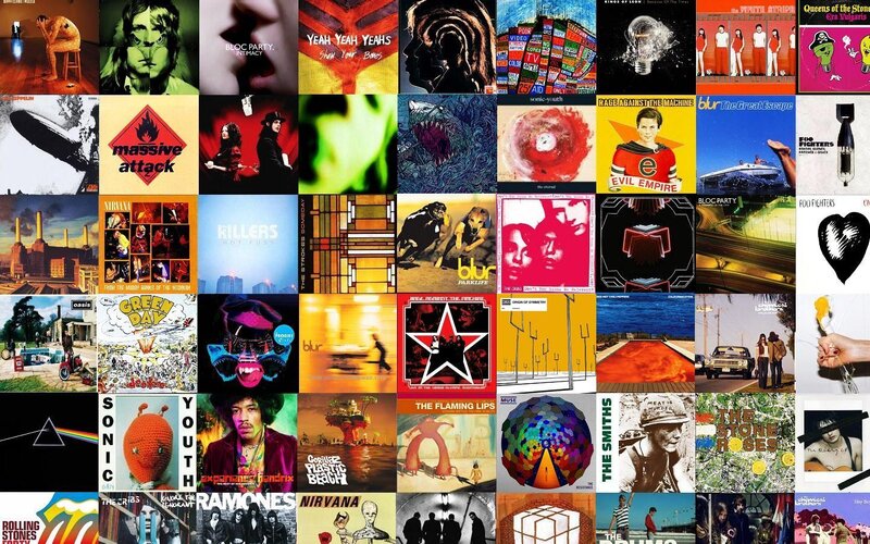 Album cover collage